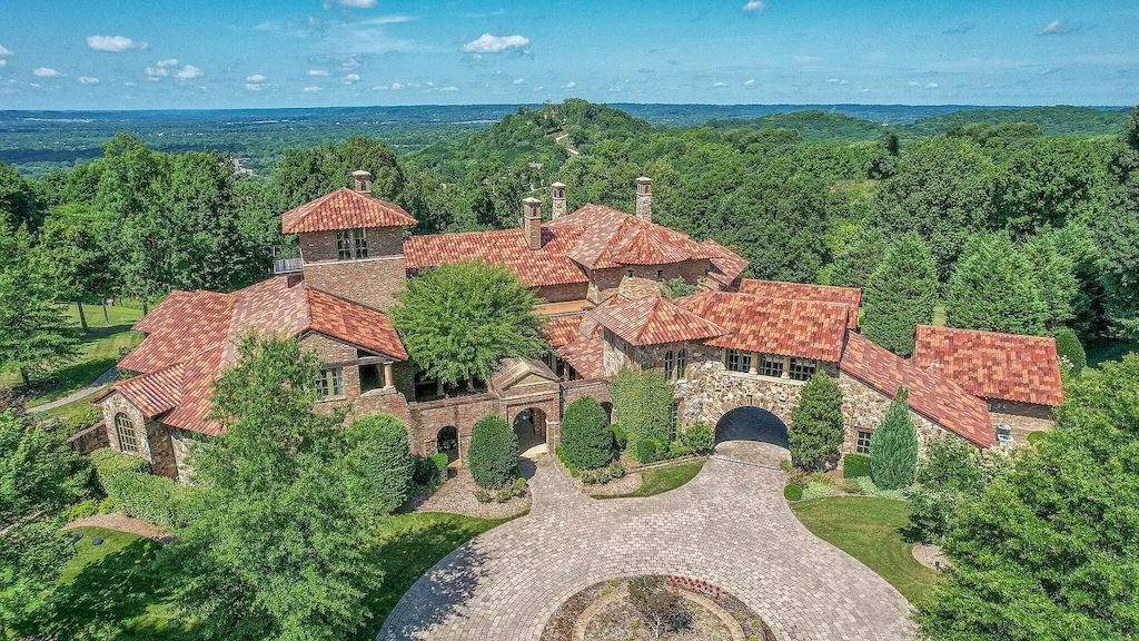 Tennessee Private Mediterranean Hilltop Villa Hits Market for $13,999,999