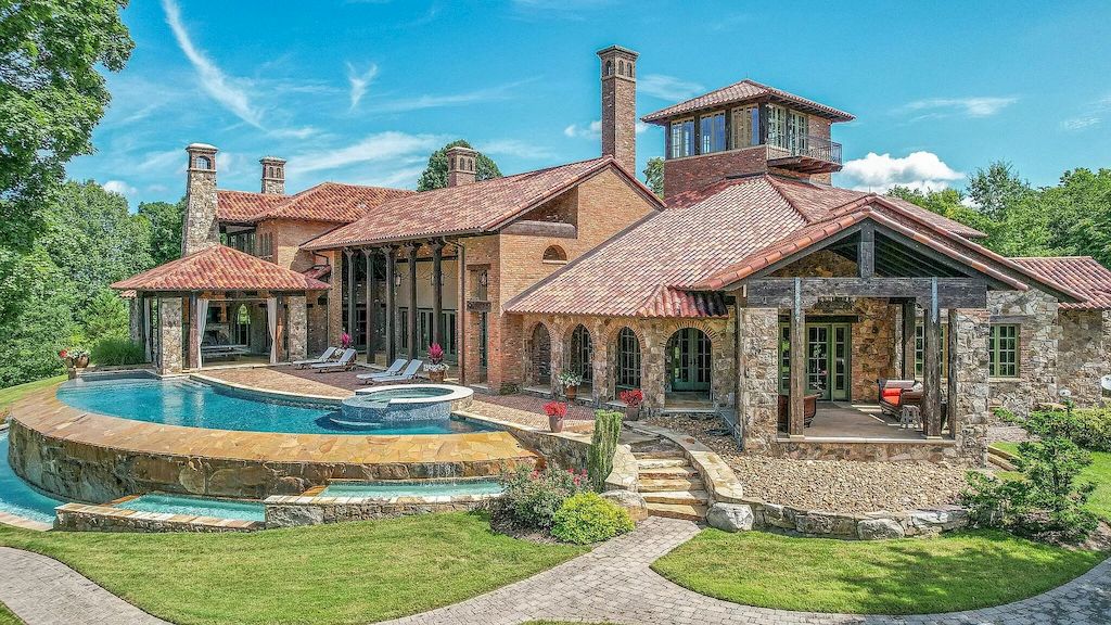 Tennessee Private Mediterranean Hilltop Villa Hits Market for $13,999,999