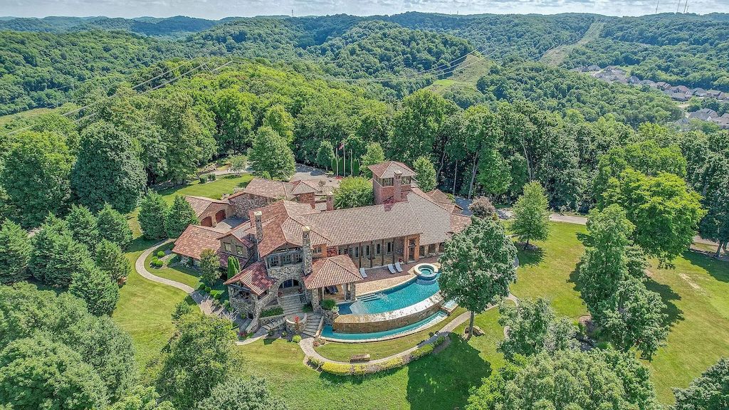 Tennessee Private Mediterranean Hilltop Villa Hits Market for $13,999,999