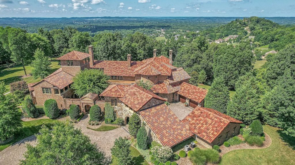 Tennessee Private Mediterranean Hilltop Villa Hits Market for $13,999,999