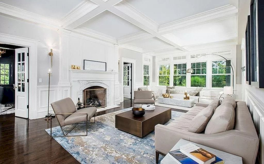 This Connecticut $6,995,000 Elegant and Unique Home Designed to Embrace You by Its Beauty, Comfort and Security
