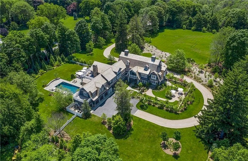 This Connecticut $6,995,000 Elegant and Unique Home Designed to Embrace You by Its Beauty, Comfort and Security