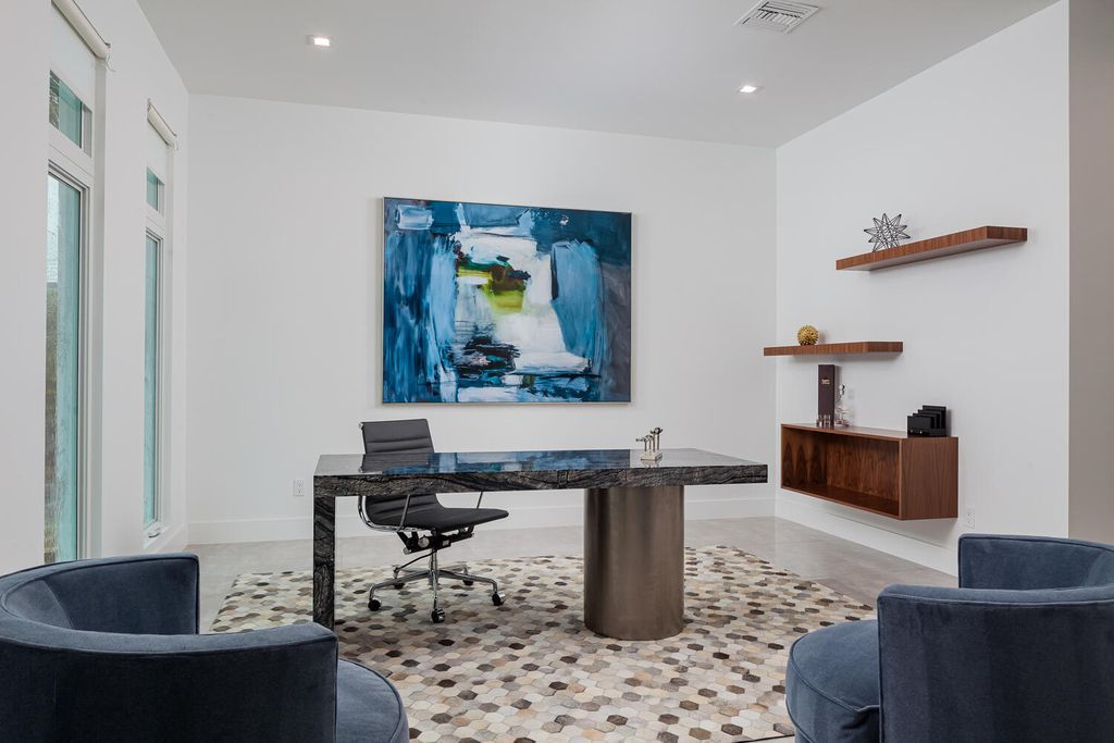 The Home in Naples is a perfect new estate expertly crafted with cutting-edge international design and mid-century modern influences now available for sale. This home located at 4445 Silver Fox Dr, Naples, Florida