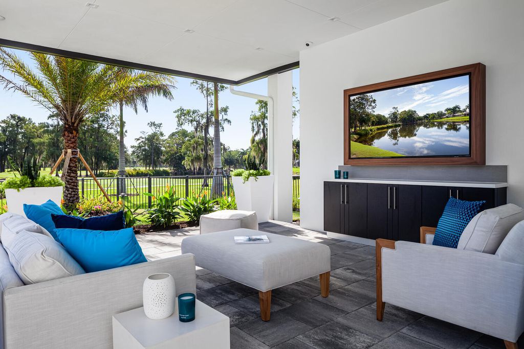 The Home in Naples is a perfect new estate expertly crafted with cutting-edge international design and mid-century modern influences now available for sale. This home located at 4445 Silver Fox Dr, Naples, Florida