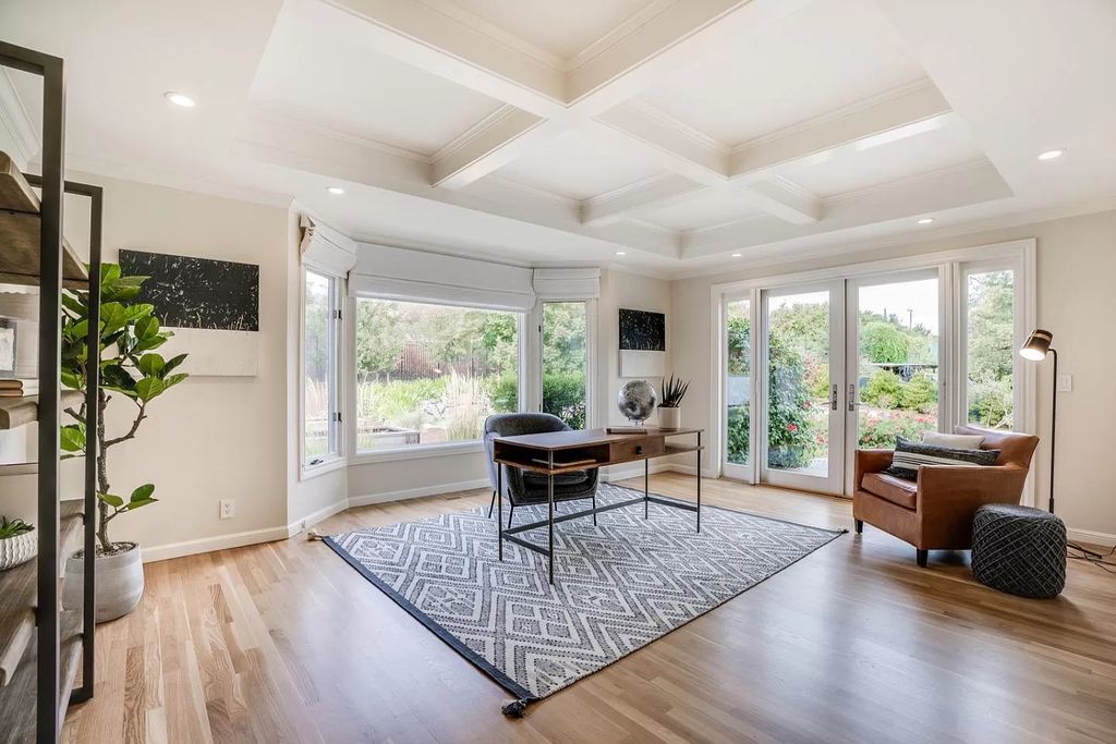 The Home in Altos Hills is a special residence, on over one acre of park-like land, offers worlds away luxury near the Village now available for sale. This home located at 14210 Wild Plum Ln, Los Altos Hills, California