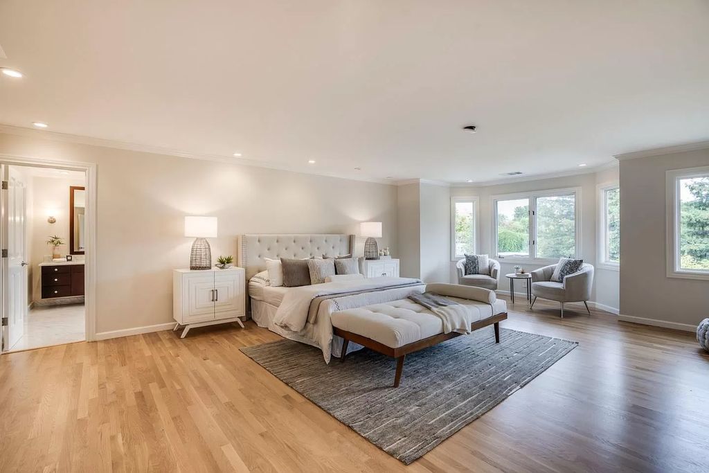 The Home in Altos Hills is a special residence, on over one acre of park-like land, offers worlds away luxury near the Village now available for sale. This home located at 14210 Wild Plum Ln, Los Altos Hills, California