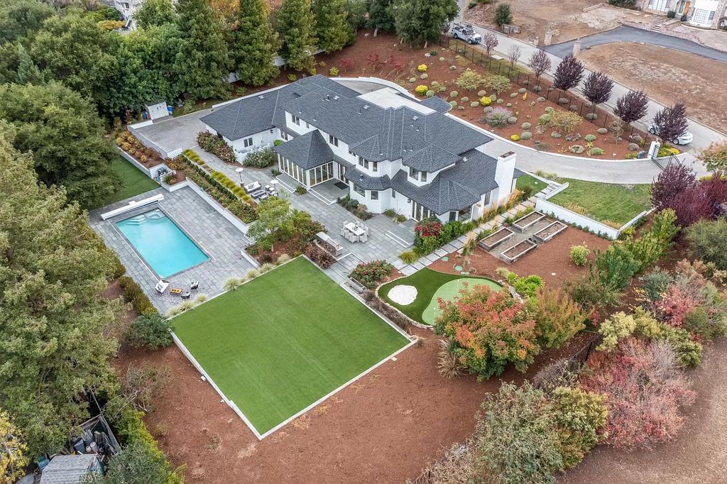 The Home in Altos Hills is a special residence, on over one acre of park-like land, offers worlds away luxury near the Village now available for sale. This home located at 14210 Wild Plum Ln, Los Altos Hills, California