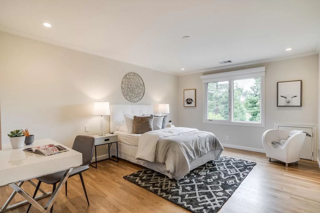 The Home in Altos Hills is a special residence, on over one acre of park-like land, offers worlds away luxury near the Village now available for sale. This home located at 14210 Wild Plum Ln, Los Altos Hills, California