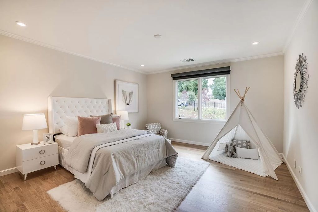 The Home in Altos Hills is a special residence, on over one acre of park-like land, offers worlds away luxury near the Village now available for sale. This home located at 14210 Wild Plum Ln, Los Altos Hills, California