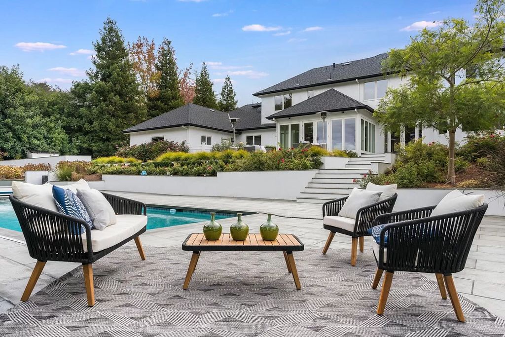 The Home in Altos Hills is a special residence, on over one acre of park-like land, offers worlds away luxury near the Village now available for sale. This home located at 14210 Wild Plum Ln, Los Altos Hills, California