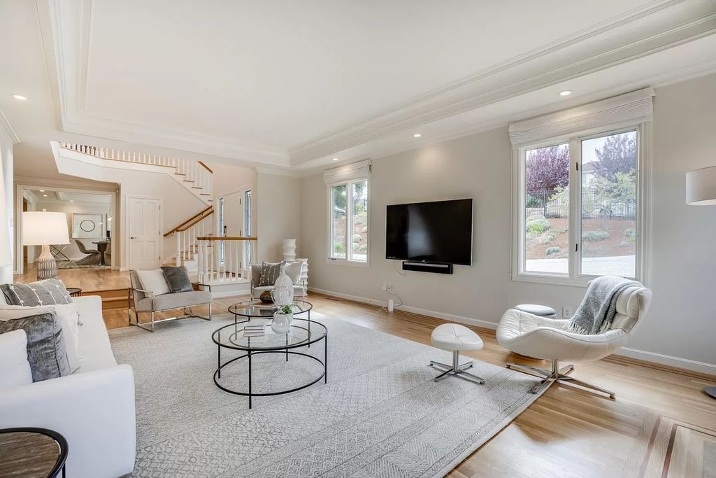 The Home in Altos Hills is a special residence, on over one acre of park-like land, offers worlds away luxury near the Village now available for sale. This home located at 14210 Wild Plum Ln, Los Altos Hills, California