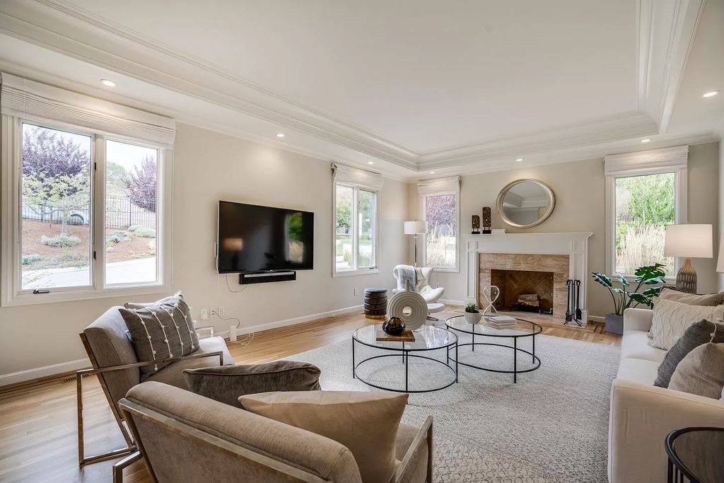 The Home in Altos Hills is a special residence, on over one acre of park-like land, offers worlds away luxury near the Village now available for sale. This home located at 14210 Wild Plum Ln, Los Altos Hills, California