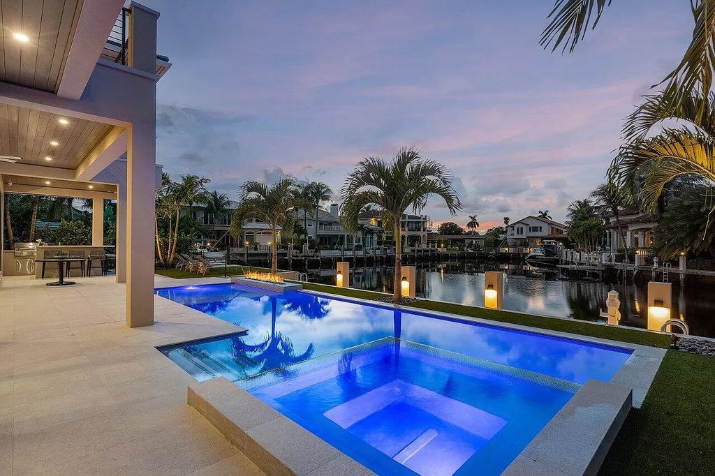 The Home in Boca Raton is an exquisite estate has been professionally decorated and furnished including window treatments now available for sale. This home located at 731 NE 32nd St, Boca Raton, Florida