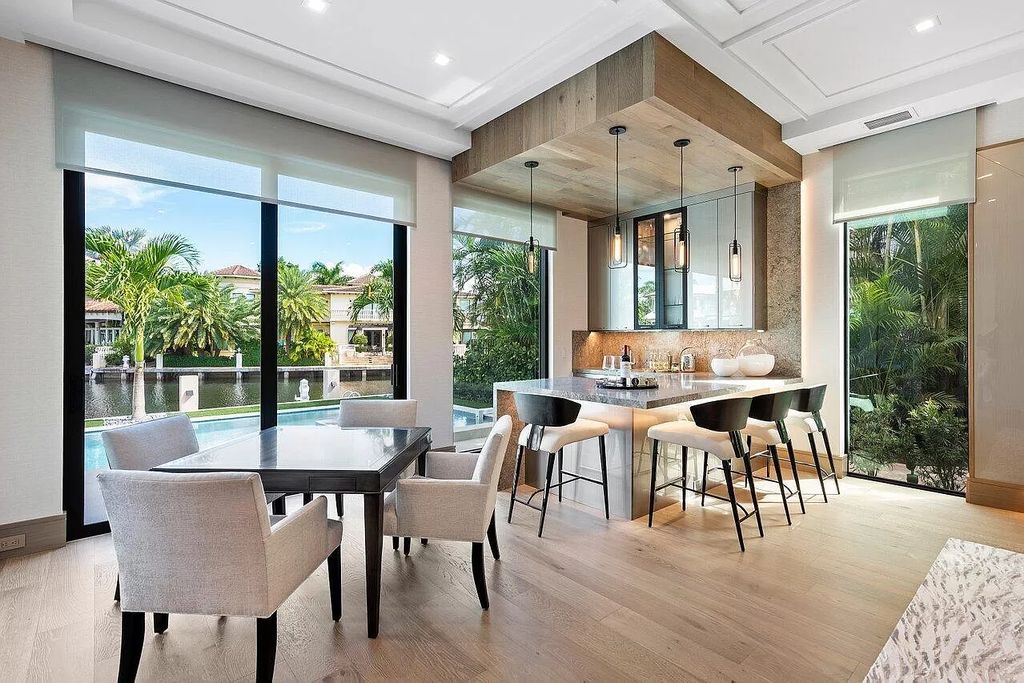 The Home in Boca Raton is an exquisite estate has been professionally decorated and furnished including window treatments now available for sale. This home located at 731 NE 32nd St, Boca Raton, Florida
