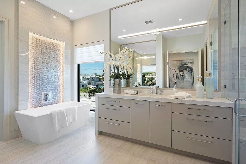 The Home in Boca Raton is an exquisite estate has been professionally decorated and furnished including window treatments now available for sale. This home located at 731 NE 32nd St, Boca Raton, Florida
