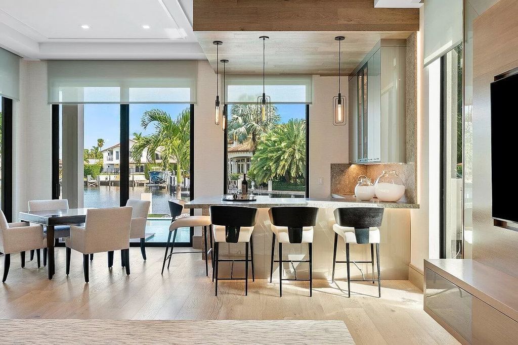 The Home in Boca Raton is an exquisite estate has been professionally decorated and furnished including window treatments now available for sale. This home located at 731 NE 32nd St, Boca Raton, Florida