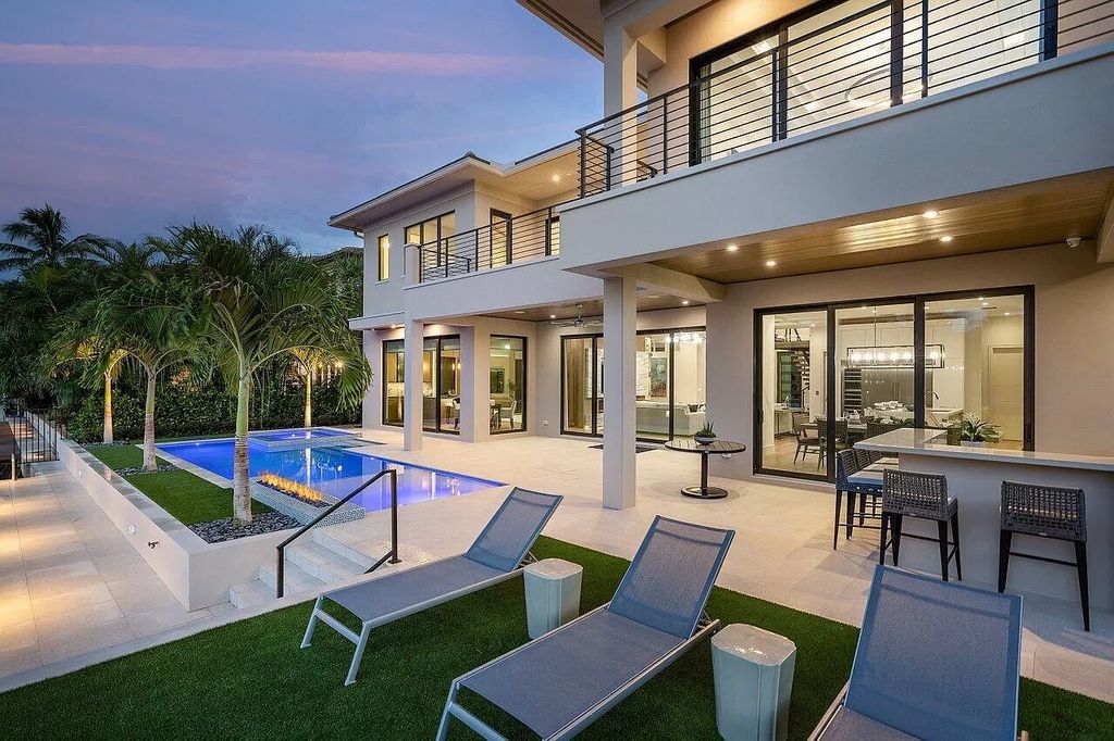 The Home in Boca Raton is an exquisite estate has been professionally decorated and furnished including window treatments now available for sale. This home located at 731 NE 32nd St, Boca Raton, Florida