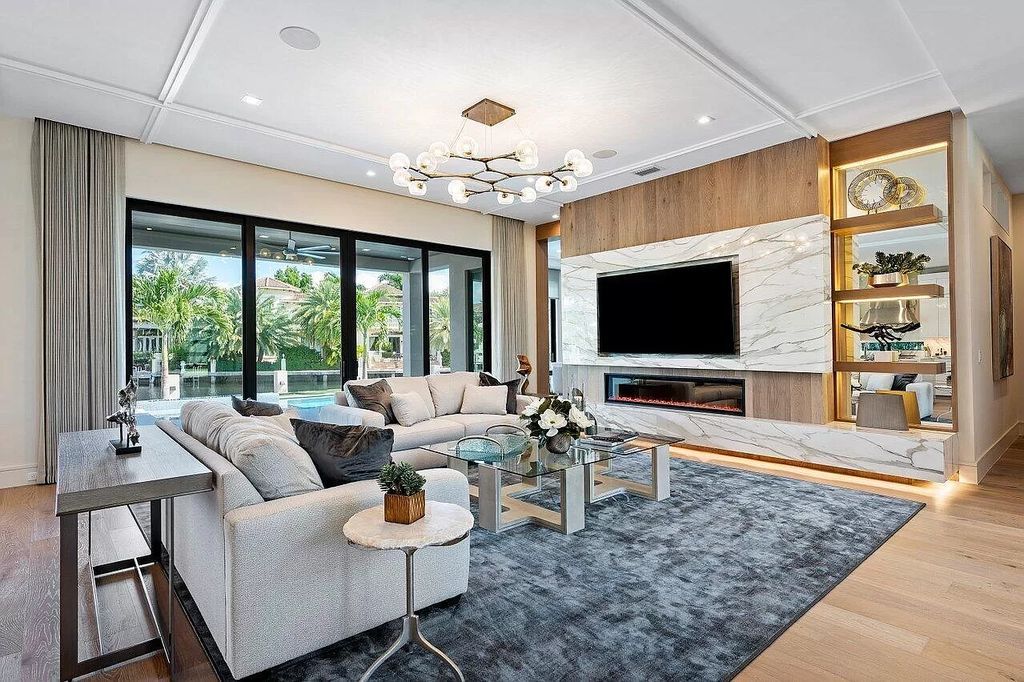 The Home in Boca Raton is an exquisite estate has been professionally decorated and furnished including window treatments now available for sale. This home located at 731 NE 32nd St, Boca Raton, Florida