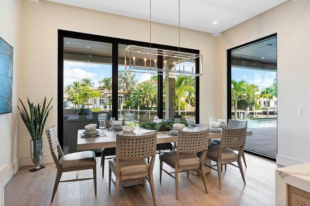 The Home in Boca Raton is an exquisite estate has been professionally decorated and furnished including window treatments now available for sale. This home located at 731 NE 32nd St, Boca Raton, Florida