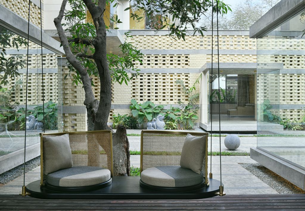 Brick Mask House spacious luxury retirement home by Spacefiction Studio 13