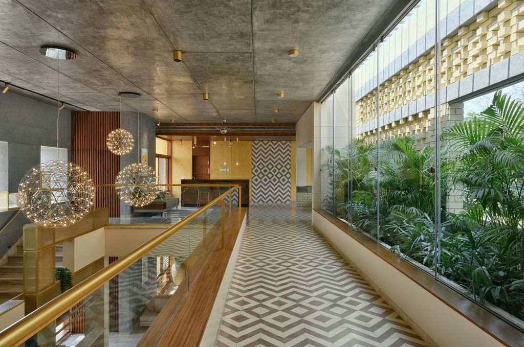 Brick Mask House spacious luxury retirement home by Spacefiction Studio 25