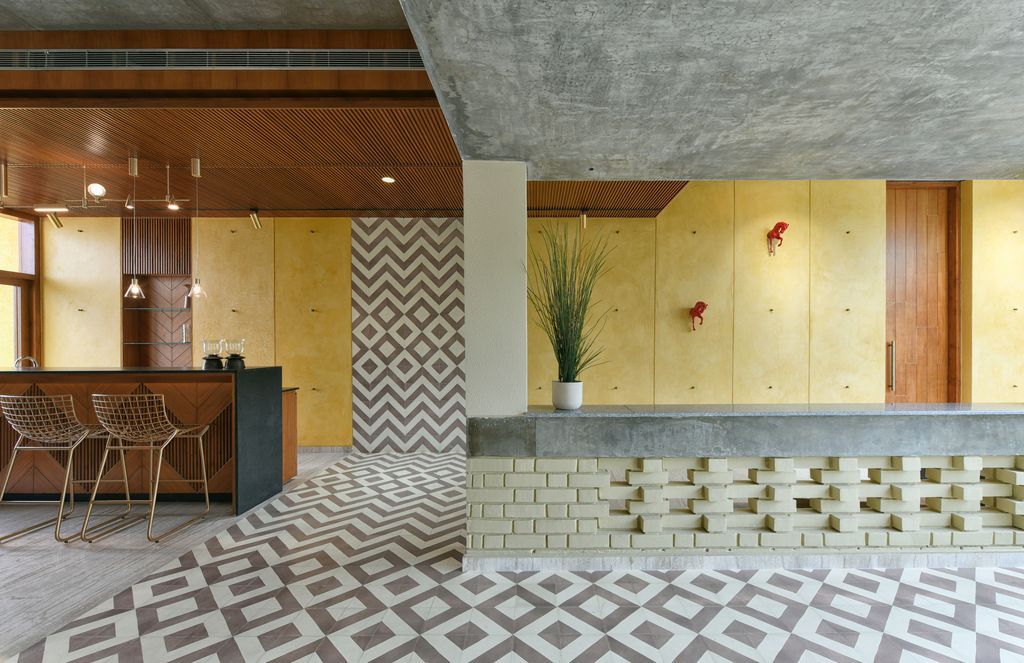 Brick Mask House spacious luxury retirement home by Spacefiction Studio 27