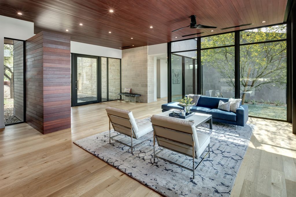 Control/Shift House, a Modern Luxury House by Matt Fajkus Architecture