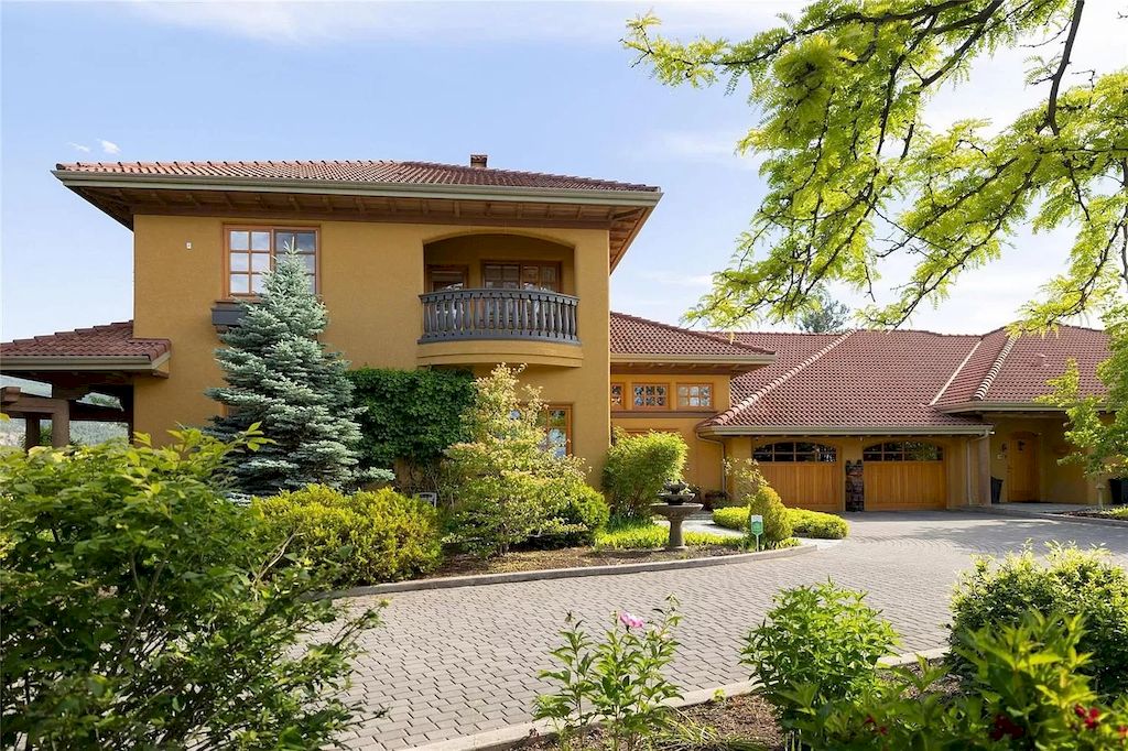The Gated Hilltop Estate in Kelowna is a truly exceptional home now available for sale. This home is located at 2834 Belgo Rd, Kelowna, BC V1P 1E2, Canada