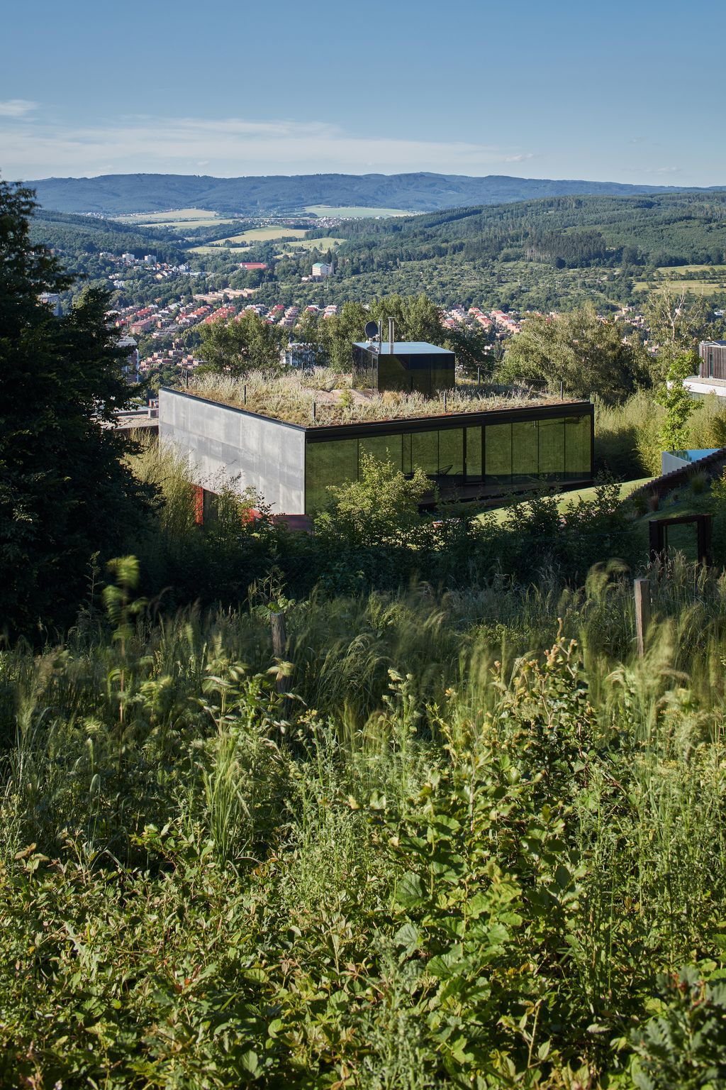 Lazy House Sits Between a Forest and a Valley by  Petrjanda/ Brainwork