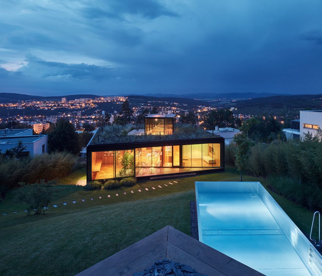 Lazy House Sits Between a Forest and a Valley by Petrjanda/ Brainwork
