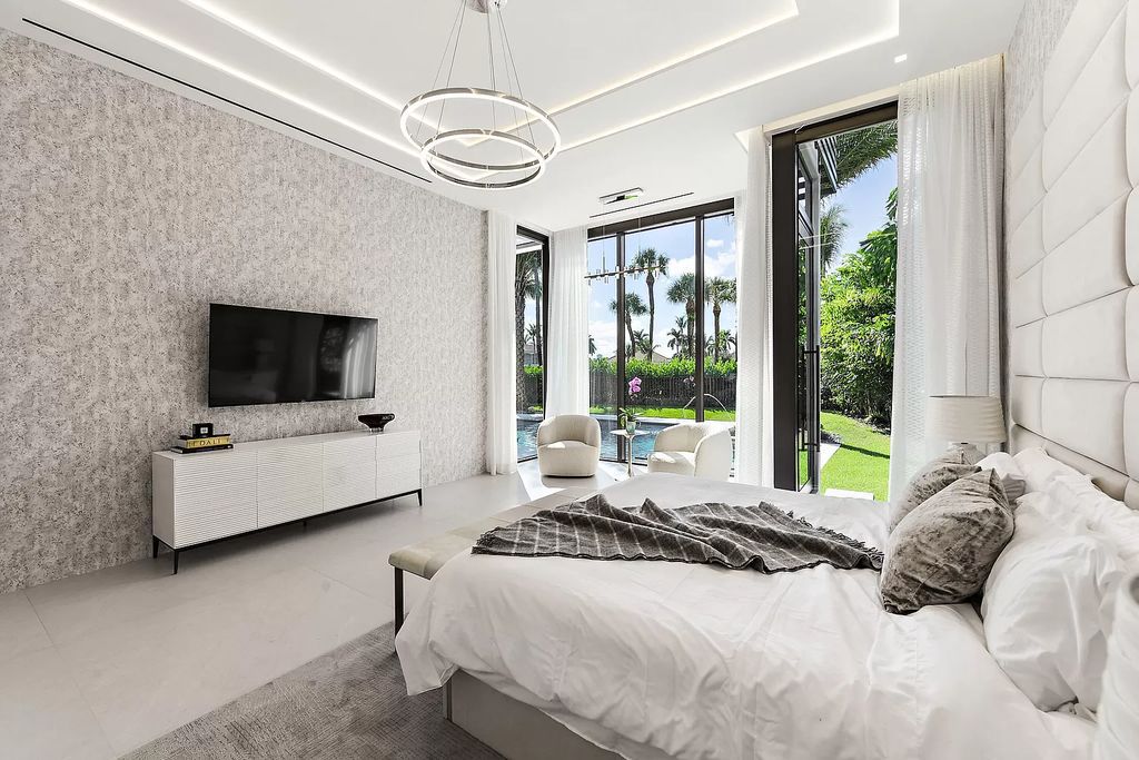 The Home in Boca Raton is a newly completed modern luxury home with Smart Home Technology in St Andrews Country Club now available for sale. This home located at 17745 Scarsdale Way, Boca Raton, Florida