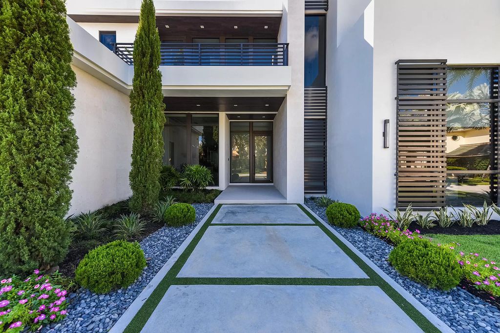 The Home in Boca Raton is a newly completed modern luxury home with Smart Home Technology in St Andrews Country Club now available for sale. This home located at 17745 Scarsdale Way, Boca Raton, Florida