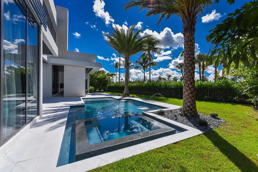 The Home in Boca Raton is a newly completed modern luxury home with Smart Home Technology in St Andrews Country Club now available for sale. This home located at 17745 Scarsdale Way, Boca Raton, Florida