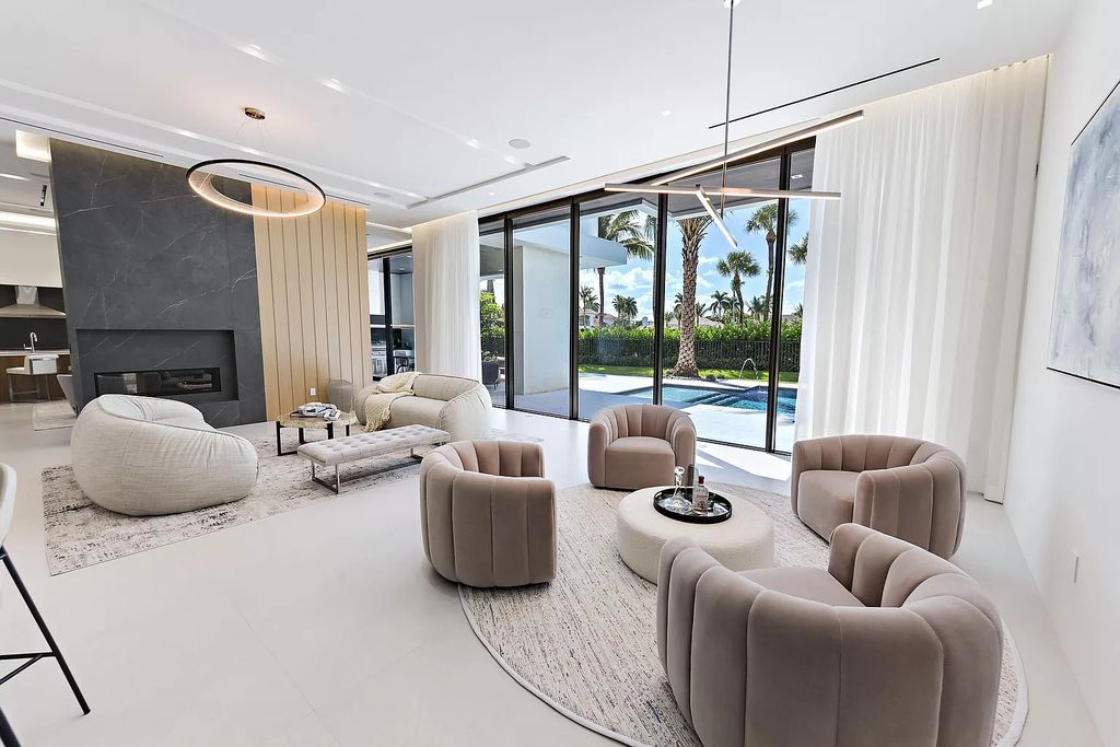 The Home in Boca Raton is a newly completed modern luxury home with Smart Home Technology in St Andrews Country Club now available for sale. This home located at 17745 Scarsdale Way, Boca Raton, Florida
