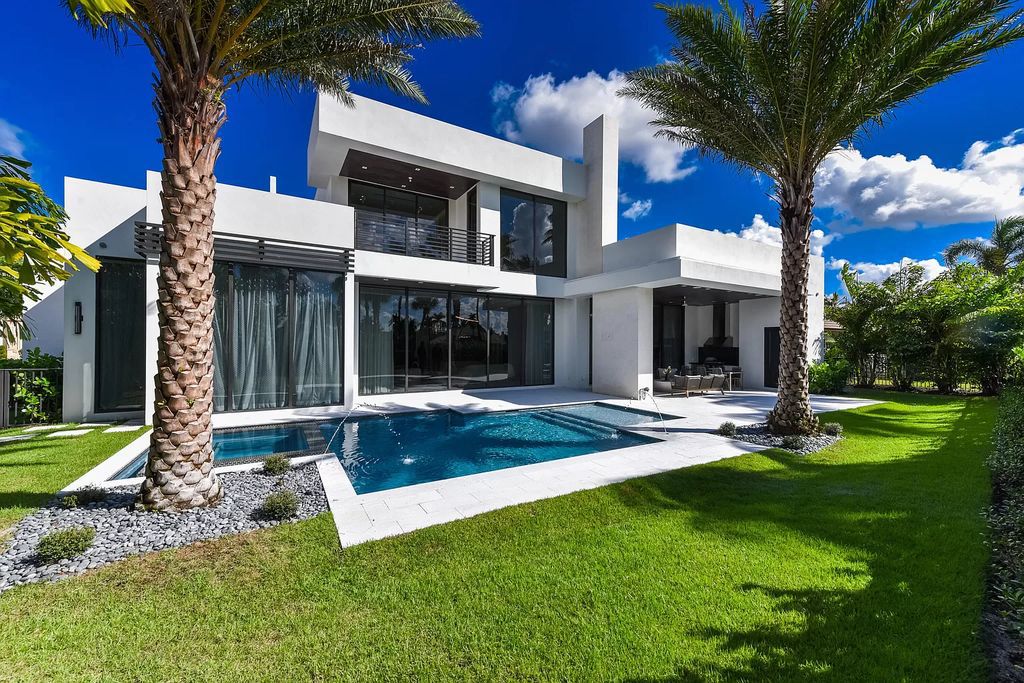 The Home in Boca Raton is a newly completed modern luxury home with Smart Home Technology in St Andrews Country Club now available for sale. This home located at 17745 Scarsdale Way, Boca Raton, Florida