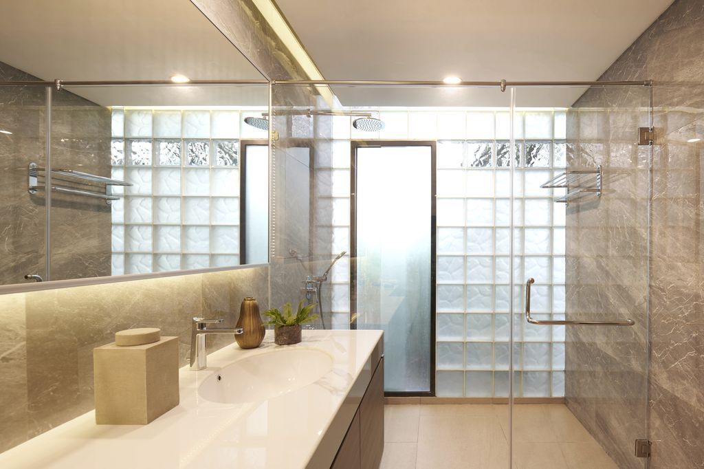 Refraction House transform with glass block series combination by RADar 14