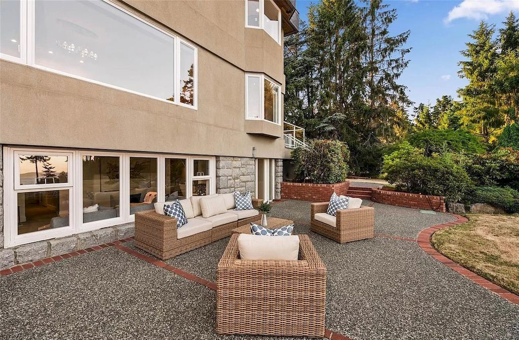 The Spectacular Beachfront Estate in Saanich is a luxury home now available for sale. This home is located at 5605 Parker Ave, Saanich, BC V8Y 2N2, Canada