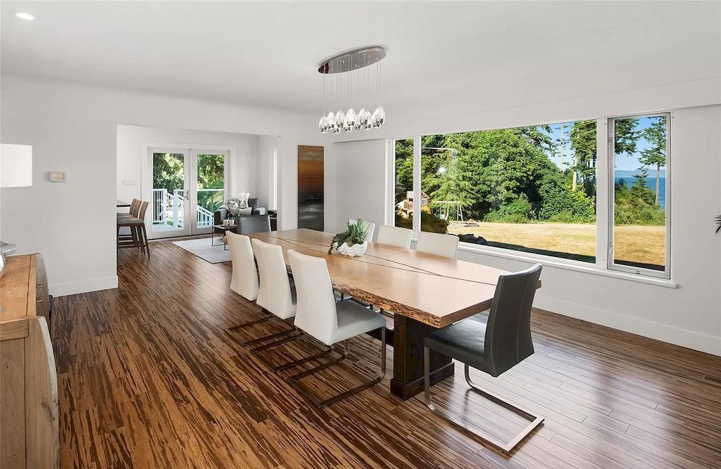 The Spectacular Beachfront Estate in Saanich is a luxury home now available for sale. This home is located at 5605 Parker Ave, Saanich, BC V8Y 2N2, Canada