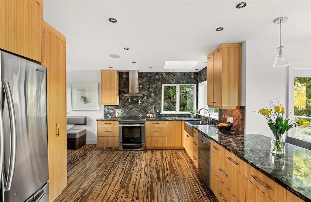 The Spectacular Beachfront Estate in Saanich is a luxury home now available for sale. This home is located at 5605 Parker Ave, Saanich, BC V8Y 2N2, Canada