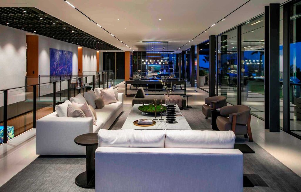 The Bird Streets Mansion is a spectacular new contemporary estate was envisioned by architect Zoltan Pali and home builder Dugally Oberfeld now available for sale. This home located at 9344 Nightingale Dr, Los Angeles, California