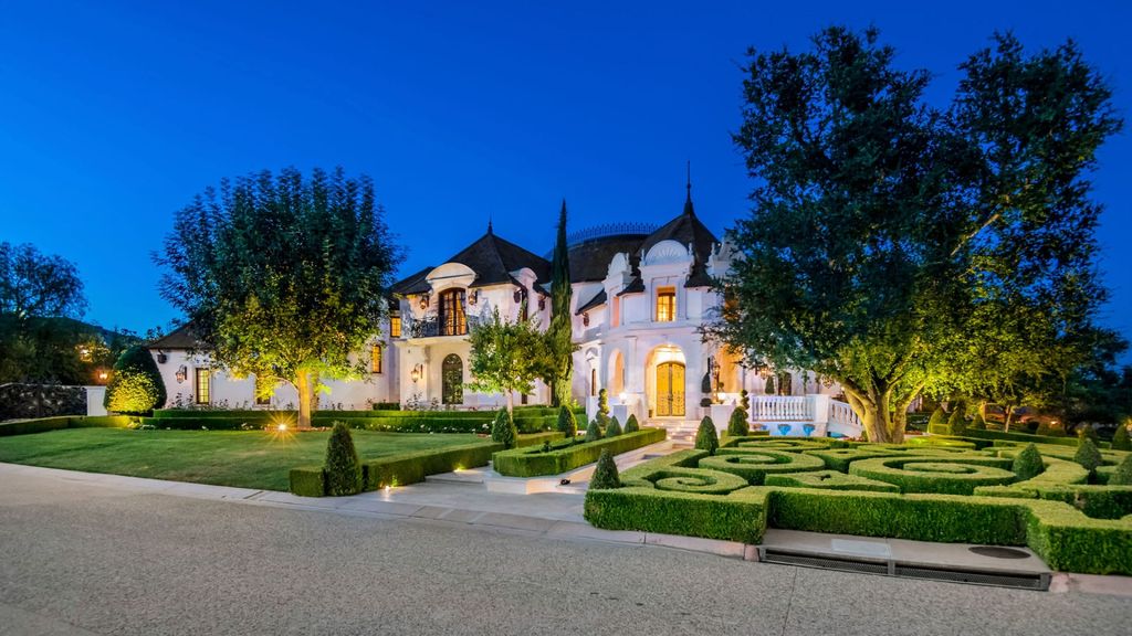 This 32000000 Classic French Chateau in Calabasas is A World of Luxury and Quality 2