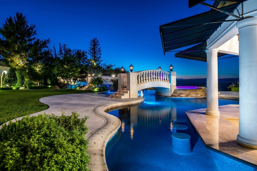 This 32000000 Classic French Chateau in Calabasas is A World of Luxury and Quality 35