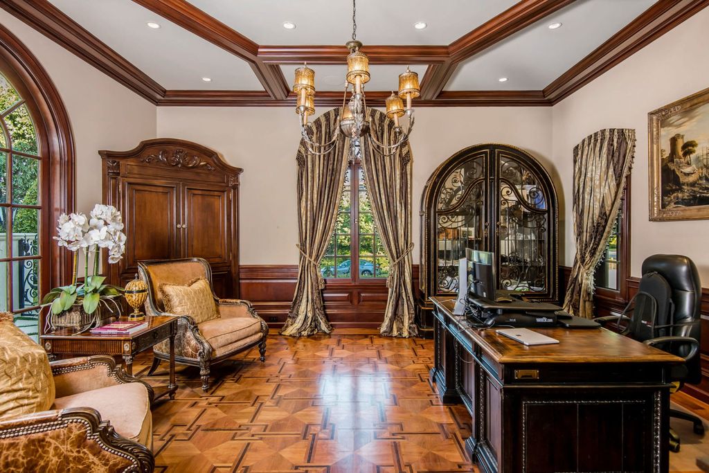 This 32000000 Classic French Chateau in Calabasas is A World of Luxury and Quality 6