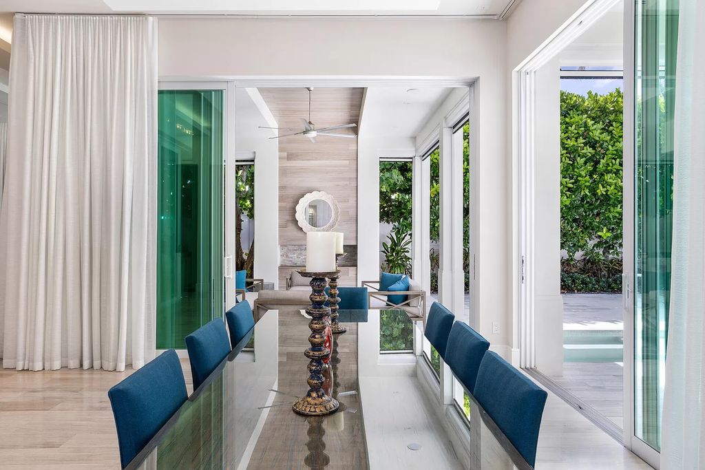 The Delray Beach Home is a beautifully designed two story contemporary estate with tropically landscaped back yard now available for sale. This home located at 609 Seagate Dr, Delray Beach, Florida