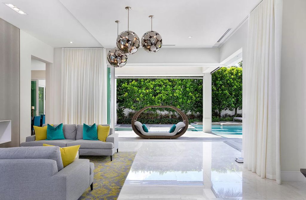The Delray Beach Home is a beautifully designed two story contemporary estate with tropically landscaped back yard now available for sale. This home located at 609 Seagate Dr, Delray Beach, Florida