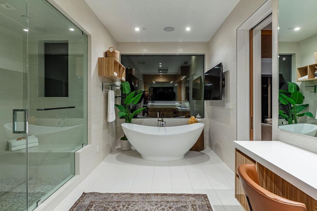 The Los Angeles Home is a stunning three-story architectural masterpiece located on a prestigious street with panoramic ocean views now available for sale. This home located at 815 N Tigertail Rd, Los Angeles, California
