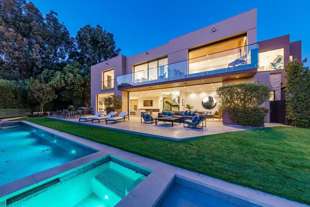 The Los Angeles Home is a stunning three-story architectural masterpiece located on a prestigious street with panoramic ocean views now available for sale. This home located at 815 N Tigertail Rd, Los Angeles, California