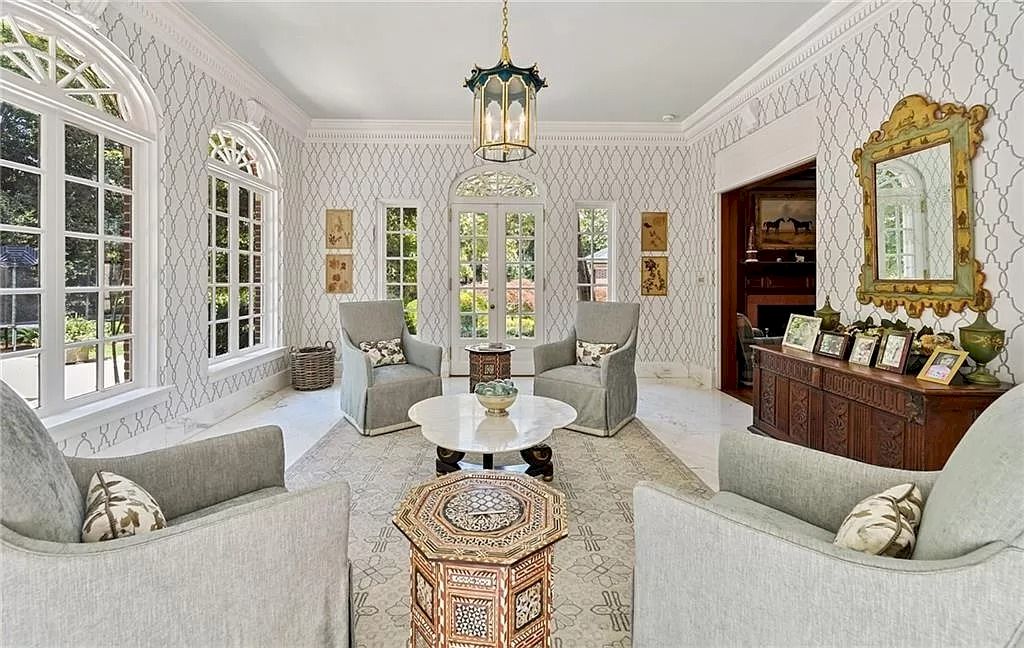 Gracious English Manor in Georgia of Extraordinary Quality and Endless Amenities Hits Market for $5,875,000