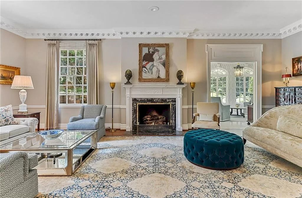 Gracious English Manor in Georgia of Extraordinary Quality and Endless Amenities Hits Market for $5,875,000