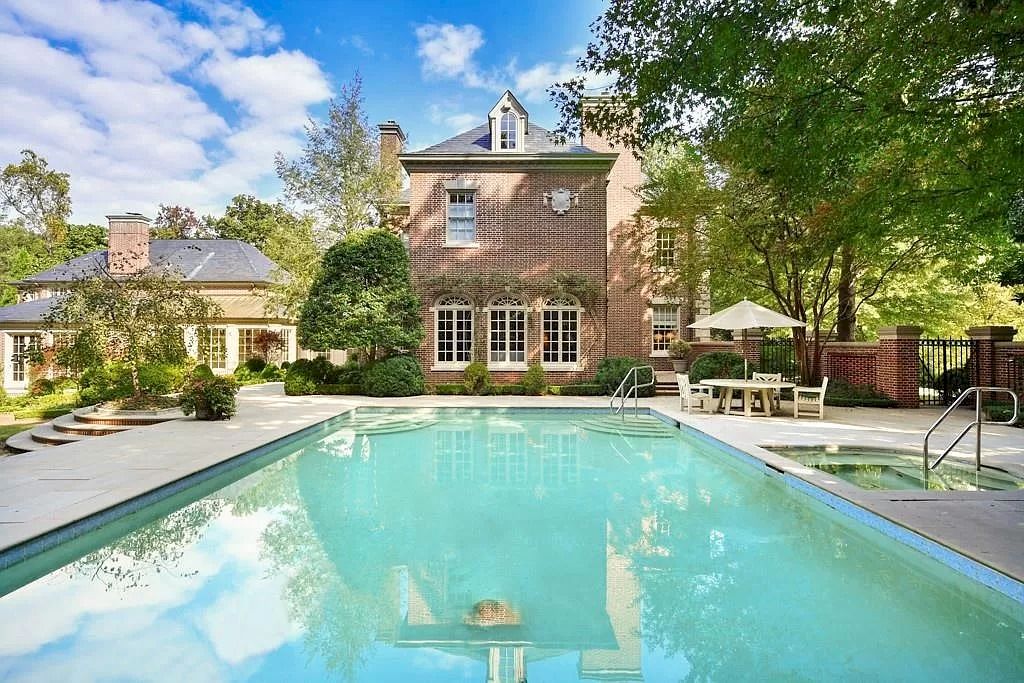 Gracious English Manor in Georgia of Extraordinary Quality and Endless Amenities Hits Market for $5,875,000